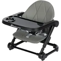 Bebeconfort Moly, Sitzerhöhung Stuhl Kind, 6 Mon–3 Jahre, 9–15 kg, leichter tragbarer Hochstuhl, kompakt zusammenklappbar, Tinted Grey
