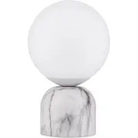 Nova Luce KENIO Tischleuchte E14 Weiß 24x14,5cm 9050164