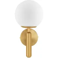 Nova Luce MONET Wandleuchte E27 Gold 15x18,5x30cm dimmbar 9080125