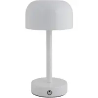 Leitmotiv - Tischleuchte James Led - Weiß - 12.5x12.5x24.5cm Tischlampe - Nachttischlampe, Wohnzimmer, Schlafzimmer