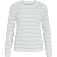 Vila Rundhalspullover "VIDALO O-NECK L/S STRIPE KNIT TOP- NOOS"