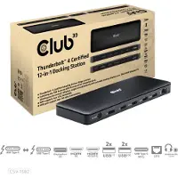 Club 3D CLUB3D , Dockingstation TB4 12 in 1