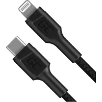 Green Cell GC PowerStream | 1m MFi Typ USB C - Lightning Kabel Ladekabel Schnellladekabel für Apple iPhone 12 11 SE Pro/Max | iPhone X XR XS Max | iPhone 8 7 Plus | iPhone 6 6S | iPad Air/Pro/Mini | Macbook Pro