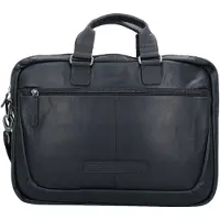 The Chesterfield Brand Seth Laptoptasche 15-15.6 Zoll - Echtes Leder - Schwarz