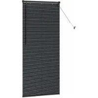 vidaXL Balkenjalousien Schwarz 175 x 80 cm Aluminium
