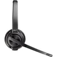 HP Poly Savi 8220 Stereo-DECT-Headset-Top mit Ladestation, Schwarz