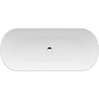 Laufen LUA Badewanne freistehend, 750x1700x540mm, aus Marbond, H2200820000001, Farbe: Weiß