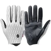 RockBros sports gloves full spring-summer size S - white and black