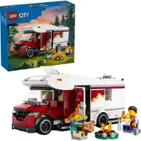 LEGO City Abenteuer-Wohnmobil - Wohnwagen Spielzeug für Jungen und Mädchen ab 6 Jahren - Inkl. 3 Minifiguren und Camping Zubehör - Geschenkidee zum Geburtstag und für die Feiertage 60454