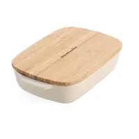 KitchenAid - Small Baker with Lid - Almond Cream