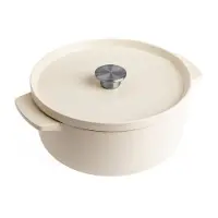 KitchenAid Bräter Gusseisen Cream 26 cm