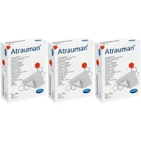 Atrauman 5x5 cm steril Kompressen x3 3x50 St