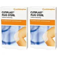 Smith&Nephew Cutiplast Plus steril 10x19,8 cm Verband x2 2x5 St