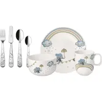 Villeroy & Boch Kindergeschirr Walk like an Elephant Weiß (7er Set)