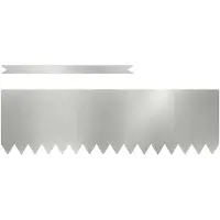 vidaXL Raseneinfassung 30 pcs 100 x 0,05 x 30 cm Verzinkter Stahl
