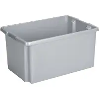 Sunware Drehstapel-Box Nesta 51 L silber 59,5 x 39,5 x 28 cm