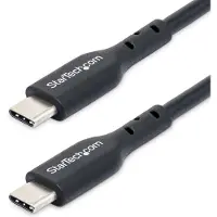 StarTech.com .com 2m USB-C-Ladekabel, Laden und Synchronisieren, 60W (3A) Power Delivery, USB 2.0 Laptop-Ladekabel, Schwarz - USB C Ladekabel, 2 m, USB C, USB C, USB 2.0, 0,48 Gbit/s, Schwarz