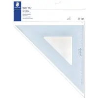 Staedtler Mars 567 Zeichendreieck, Einzelprodukt, 60°/30°, Länge 26 cm