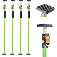 Baumarktplus 4x Einhandstütze 110–203 cm Montagestütze Deckenstütze Teleskopstütze 60 kg h...