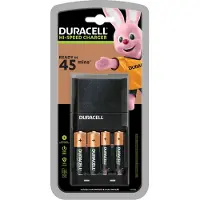 Duracell CEF27, Nickel-Metallhydrid (NiMH), Überlast, Überhitzung, Kurzschluß, AA, AAA, 4 Stück(e), Akkus/Batterien enthalten