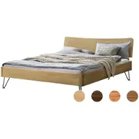 Hasena Lounge Designbett Locarno Nussbaum 160x210