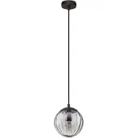 Lyora Pendelleuchte Abbacus 1-flammiges Rauchglas