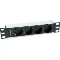 Equip 10-zoll-rack-steckdosenleiste Mit 4 Steckdosen Rack-steckdosenleiste Mit 8 Steckdosen 1.5 M