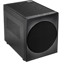 Chieftec The Cube CI-03B-OP mATX-Cube-Gehäuse, Cube, PC, Schwarz, micro ATX, Mini-ATX, Heimbüro, 16 cm