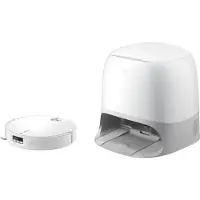 Roborock Qrevo Curv 2 ProX, Beutellos, Weiß, Rund, Staubbeutel, 3 Rad/Räder, 79,8 mm