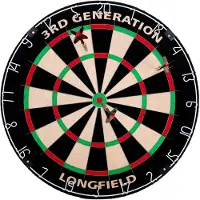 Usorteret Longfield Dartboard der 3. Generation