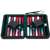 Engelhart Backgammon im Koffer – Schwarz