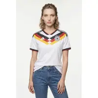 Adidas Fußballtrikot PERFORMANCE "DEUTSCHLAND 26 HEIMTRIKOT", Damen, Gr. XS, weiß, Obermaterial: 100% Polyester, Rundhals, Trikots Fußballtrikot, mit Climacool Technologie, Doppelstrick-Konstruktion