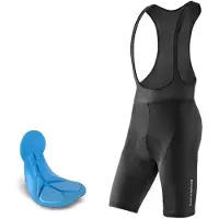 RockBros Radhose mit Träger und Polster XL - schwarz