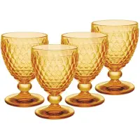 Villeroy & Boch Wasserglas Boston Saffron (4er-Set)