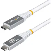 StarTech.com .com USB4 Kabel 1m USB-C 80 Gbps 240W PD Thunderbolt 4 Weiß