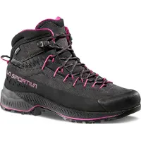La Sportiva TX4 Evo Mid Woman Gtx, Carbon/Springtime, 36, Approach, Shoes -
