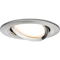 Paulmann Premium Einbauleuchten Set Coin Slim rund schwenkbar LED 3x6,8W 2700K 230V 51mm Eisen g/Alu