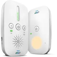 Philips AVENT Audio Monitors Essential SCD502/26 DECT-Audio-Babyphone, DECT-Babyfon, 120 Kanäle, 300 m, 50 m, 300 m, Weiß