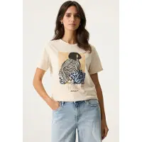 Garcia Ladies T-shirt Ss Whitecap Größe: M | Hemden Outlet | Damen | Weiß