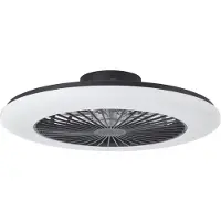 Brilliant G60021/06 Salerno LED Deckenleuchte 58 cm schwarz Kunststoff schwarz LED integriert