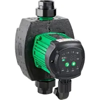 Sanicomfort saniECO+ Hocheffizienz-Heizungspumpe RS25/4EAB mit Dämmschale & Verschraubung – 180 mm, 230V, 4m Förderhöhe, A, Umwälzpumpe für Heizungsanlagen