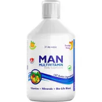 Swedish Nutra Man Multivitamin - Flssiges Multivitamin - 500 ml