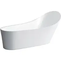 Laufen Palomba vrijstaand bad 183,5x96/75x45,5cm wit