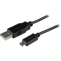 StarTech.com .com 0,5m Micro USB Ladekabel für Android Smartphones und Tablets - USB A auf Micro B, 0,5 m, USB A, Micro-USB B, USB 2.0, 0,48 Gbit/s, Schwarz