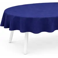 BC-Agentur Bestlivings Gartentischdecke ( 140x180cm / Navy ) Weichschaum – wetterfeste Outdoor Tischdecke mit Paspelband, rutschfest & abwischbar – ideal für Garten, Balkon & Terrasse