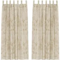 vidaXL Samtvorhänge mit Vorhängen 2 pcs Creme 260 x 140 cm Samt