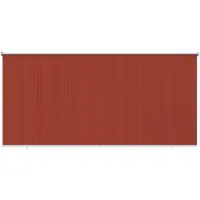 vidaXL Außenrollo 90% UV-Block Terrakotta 400 x 230 cm HDPE