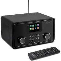 Medion P85027 Internetradio (DAB Plus, UKW Radio, Spotify Connect, WLAN, Bluetooth, Streaming, Equalizer, Farbdisplay, USB, AUX, Wecker, Schlummerfunktion, Sleep Timer) schwarz