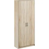 Roe furniture Kleiderschrank Kommode Mehrzweckschrank Hochschrank 180cm sonoma
