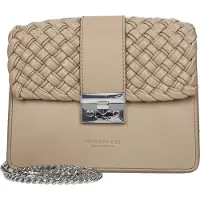 Seidenfelt Manufaktur Seidenfelt Woven Roros - Umhängetasche 21 cm (powder taupe)